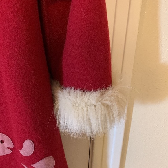 Unique Custom Made Wool Fur Lined MIDI Coat - Picture 4 of 12